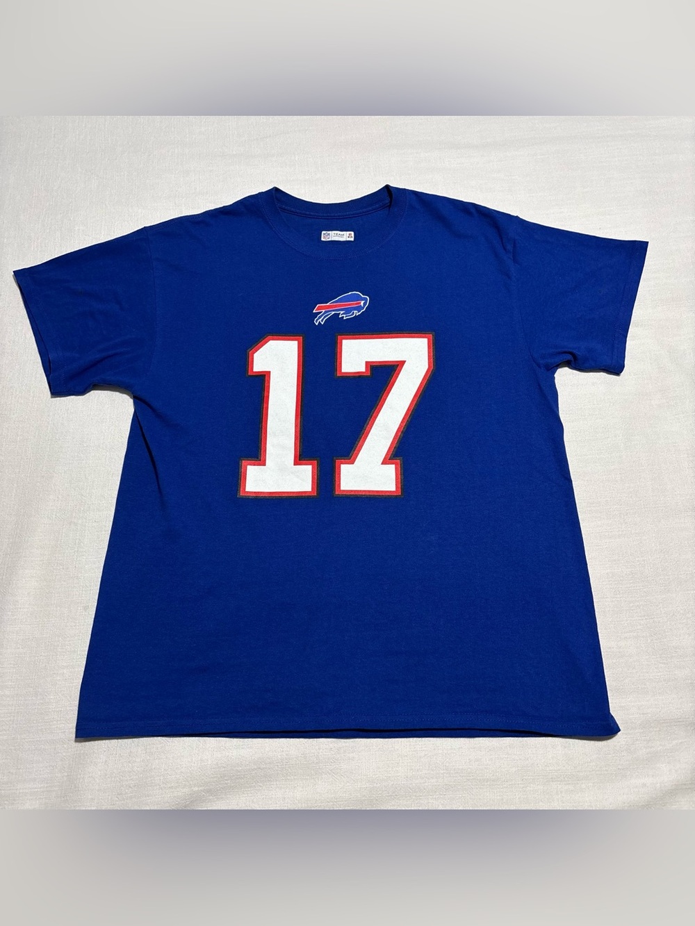 Men’s NFL Buffalo Bills Josh Allen T-Shirt Jersey | Blue | Size Large